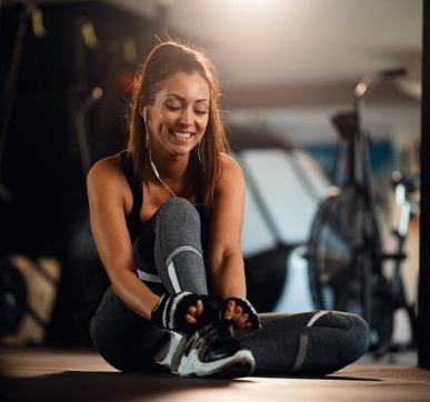Strength training athlete